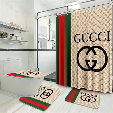 gucci shower curtain blue|gucci shower curtain rings.